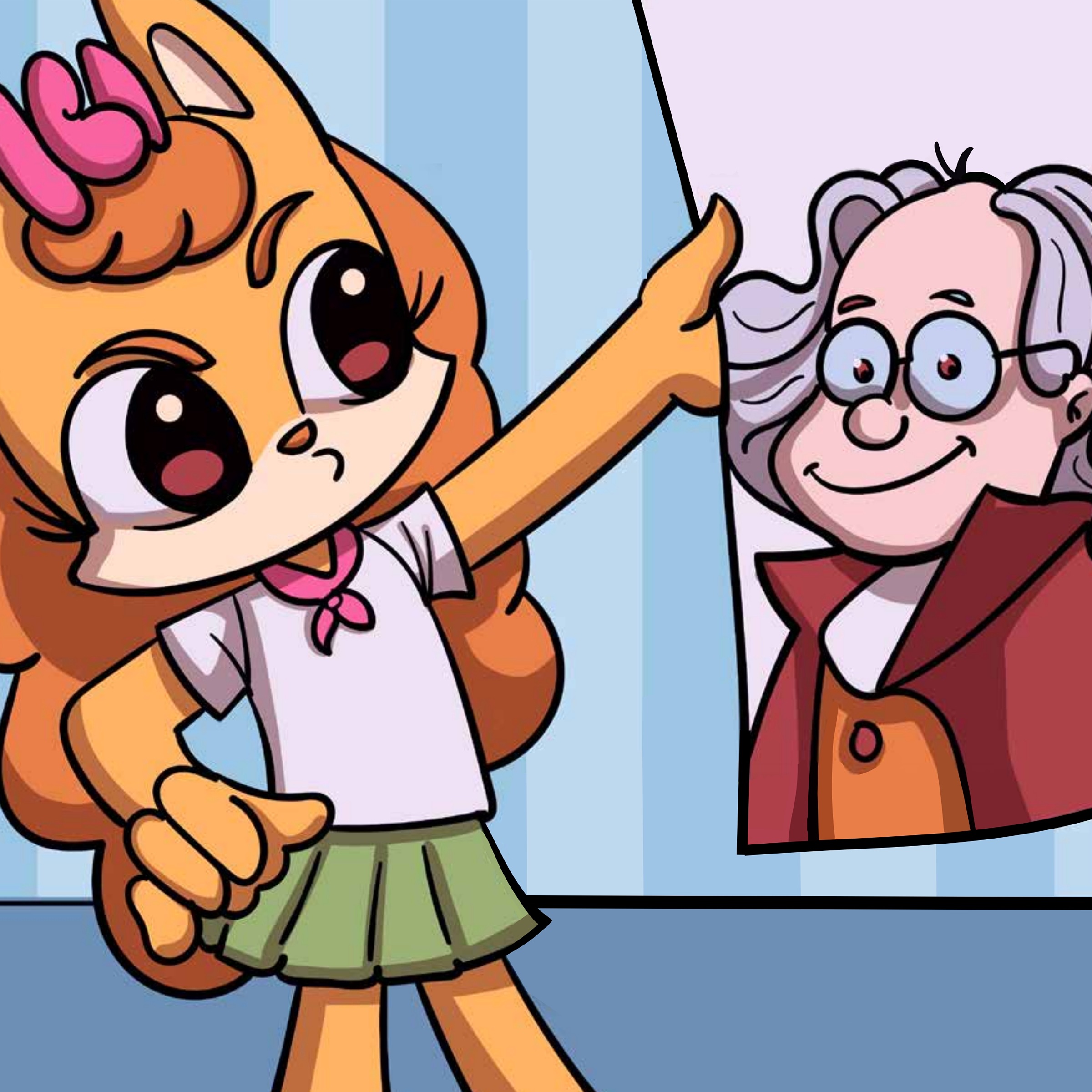 School's Out double Spread