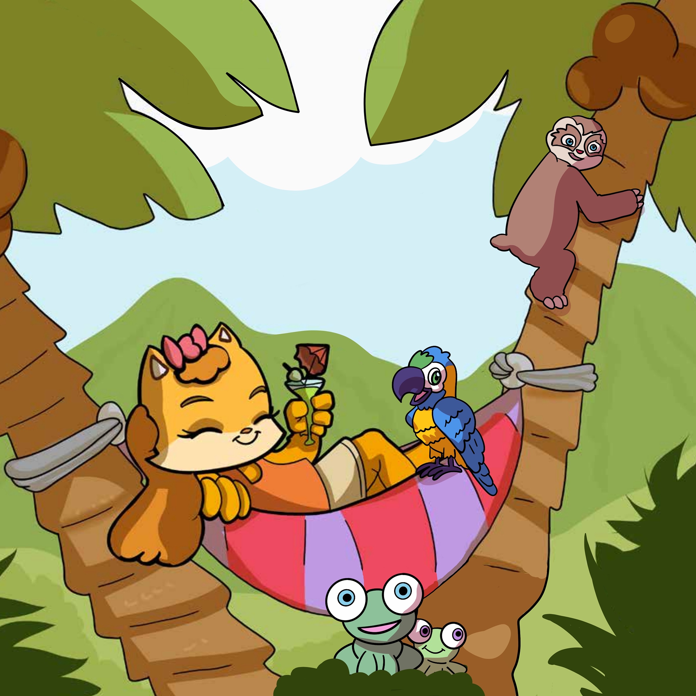 Vampire Kitty spread 1